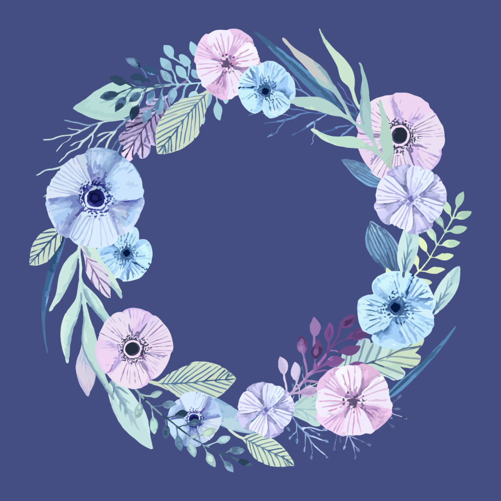 vector watercolor flowers.